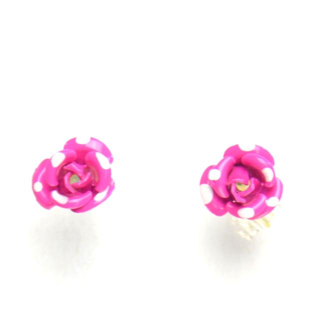 抗菌樹脂ピアス バラモチーフ ピアス ドット柄 可愛い レディース アクセサリー Pp376 Pの通販はau Pay マーケット アクセサリーpripri 商品ロットナンバー