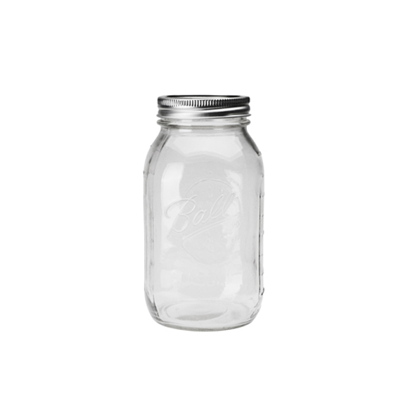 ボール メイソンジャー レギュラーマウス 32oz クリアー 密閉瓶 保存瓶 サラダジャー Ball Mason Jar 人気商品の通販はau Wowma ワウマ オリジ 商品ロットナンバー