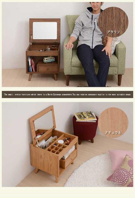 超美品 ドレッサー 幅45 メイク ドレッサー 収納 メイク台 鏡台 化粧台 コンパクト 可愛い ミニ 北欧家具 Pico 魅力的な Centrodeladultomayor Com Uy
