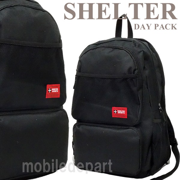 Shelter Sports リュック メンズ レディース 通学 高校生 人気 おしゃれ デイパック 黒 リュックサック Spo 01 ブラックの通販はau Pay マーケット モバイルデパート 商品ロットナンバー