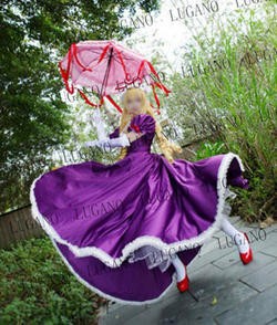 在庫有 東方project 東方妖々夢 八雲紫風 コスプレ衣装 Cosplay コスチューム ランキング入賞商品 Arnabmobility Com