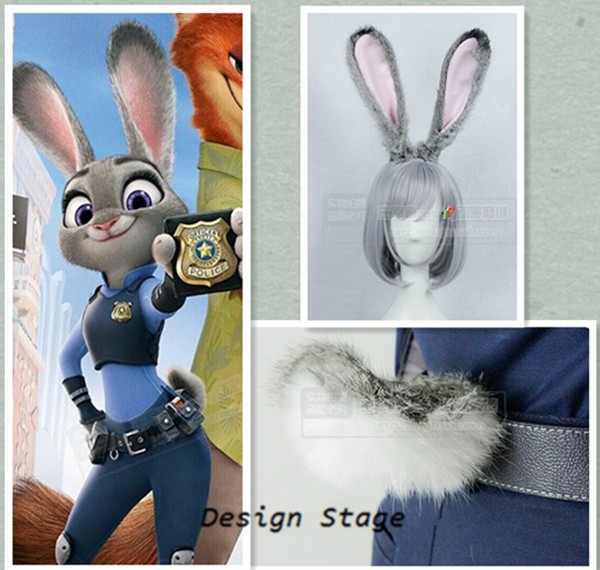 コスプレ道具 コスチューム ディズニー ズートピア Zootopia ジュディ ホップス Judy Hopps 風 擬人化 耳 尻尾セット ハロウィン C146cの通販はau Pay マーケット デザインステージ 商品ロットナンバー