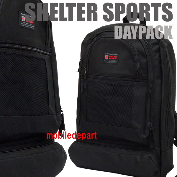 即納 リュック メンズ レディース 黒 リュック 通学 高校生 人気 無地 リュックサック おしゃれ SHELTER SPORTS SPO,02 ブラックの通販はWowma!