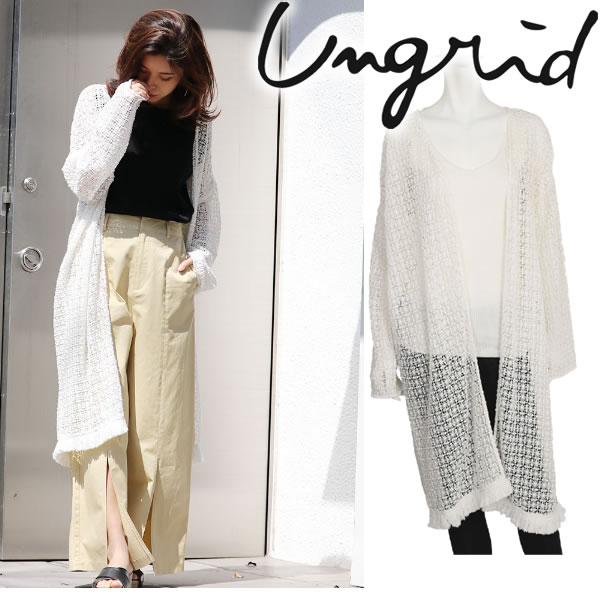 Ungrid アングリッド レースガウン 2017s S 入荷