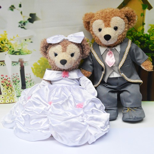 数量は多 1万円以上送料無料 ダッフィーコスチューム 超豪華ウェディングドレス スーツセット Wedding Dress 衣装 Duffy結婚式 即納最大半額 Olsonesq Com