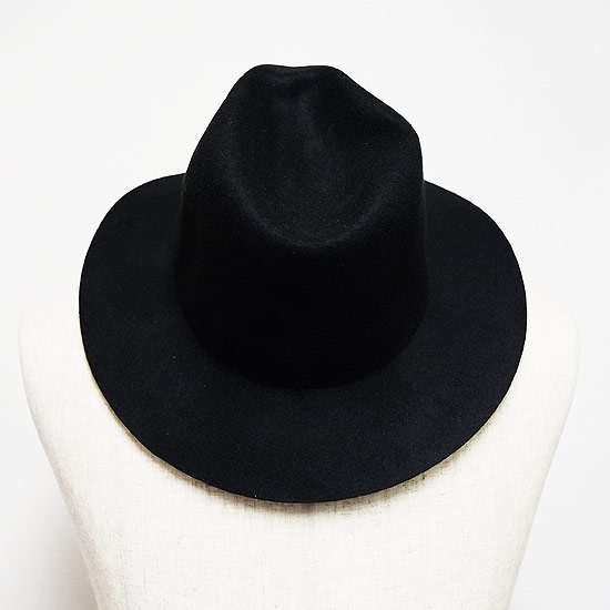 好評継続中 今だけ限定価格 ハット メンズ つば広ハット ウール ブラック 黒 中折れ 男 帽子 新作 春 夏 秋 冬 個性的 V系 ビジュアル系 モード系 韓国 お兄系 衣装 Expectation Www Centrodeladultomayor Com Uy