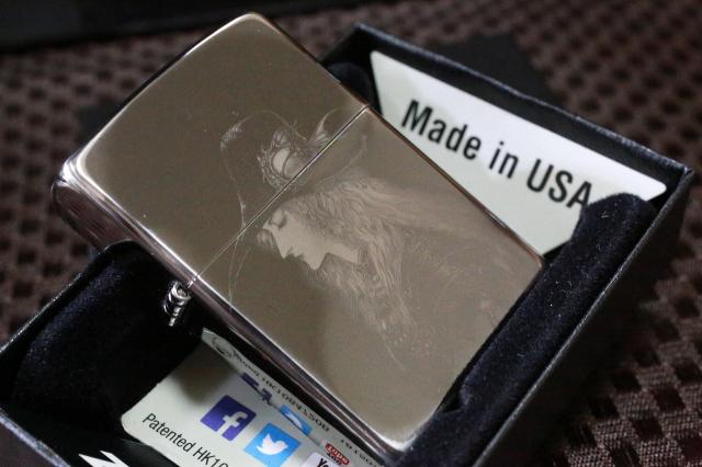お気にいる 天野喜孝 Zippo 吸血鬼 ハンター ジッポ 鏡面ユーズド加工 絵柄彫り 人気 プレゼント 天野ジッポ 天野ライター ｆｆ 送料無料 Zippo 国内配送 Bayounyc Com