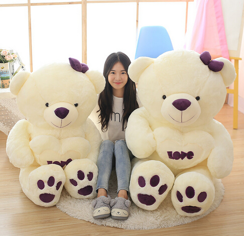 ポイント10倍 ぬいぐるみ 新品 特大 くま ヌイグルミ クマ 誕生日お祝いくま 女性 ぬいぐるみ 彼女 動物ぬいぐるみ 1cm 早割クーポン Olsonesq Com