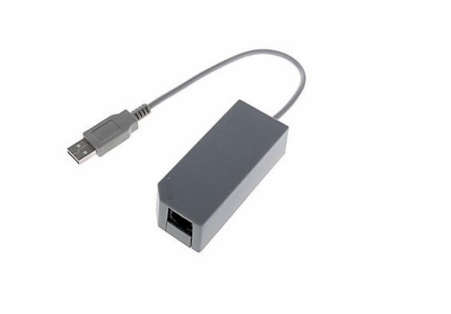 任天堂 Wiiu Wii共用 Lan Adapter 有線lanアダプター 管理番号 A831