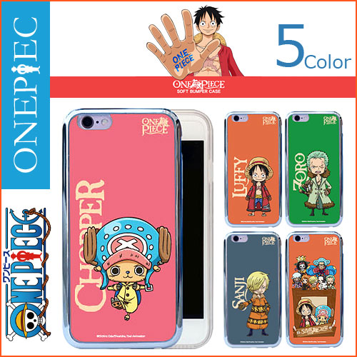 送料無料 速達メール便 One Piece Soft Bumper ケース Iphone 6s 6s Plus 6 6plus Galaxy S7edgeの通販はwowma ワウマ スマホランド 商品ロットナンバー