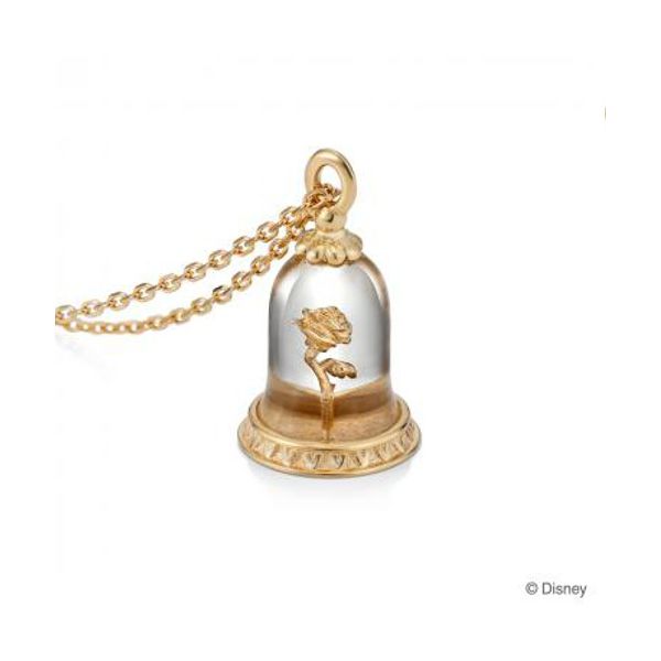 信頼 美女と野獣 バラ ディズニー グッズ 美女と野獣 ネックレス Rose ローズ K18yg イエローゴールド ケイウノ 正規品 送料無料 人気ブランド Dineshjangid In