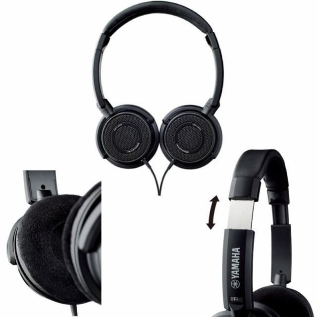 ヤマハ ヘッドホン (オープンエアー型) YAMAHA/ HPH-200 BLACK/ ブラック