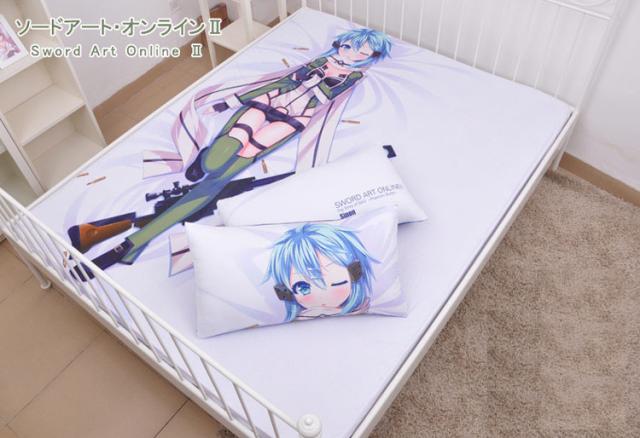 激安 即納 描き下ろし添い寝シーツ ソードアート オンライン シノン イラスト シングル シーツ ピローケースセット アニメ 0x100cm 公式の Centrodeladultomayor Com Uy