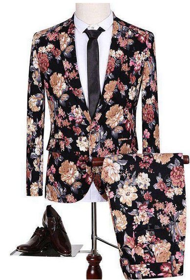 人気の日本の髪型 Hd限定メンズ 花柄 セットアップ