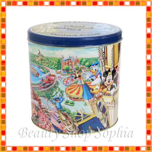 ミッキーフレンズ 缶入りチョコレートクランチ 大 お菓子 ディズニー グッズ お土産 東京ディズニーリゾート限定