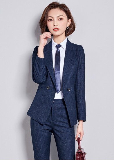 最高スーツ 紺 レディース 人気のファッション画像