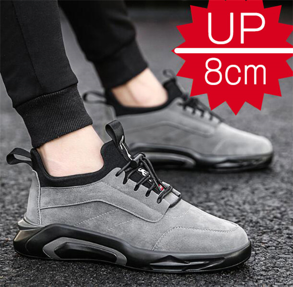 8cm身長up 全3色 スニーカーメンズシークレットシューズ男の子靴秋冬