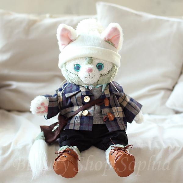 上質で快適 ジェラトーニ ニットチェック グリーン コスチュームセット ぬいぐるみ別売 オリジナル ハンドメイド コスチューム 洋服 着せ替え 手数料安い Www Iacymperu Org