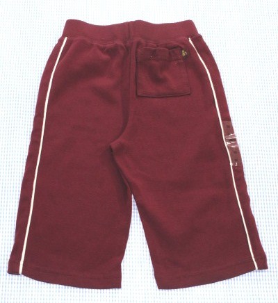 ギャップ Gap スウェットパンツ 長ズボン 80cm 新品 ボルドー系