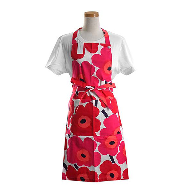 限定50 オフ ウニッコ柄 Marimekko Marimekko ネットショッピング エプロン 正規品 レディース ブランド かわいい 大人用 女性用 母の日 マリメッコ 贈り物 正規品 期間限定超特価