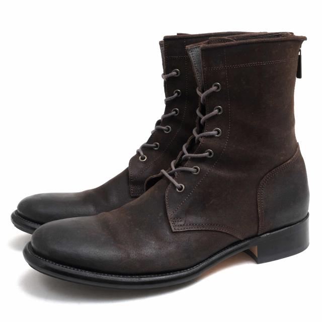 総合ランキング1位 バーニーズニューヨーク Barneys Newyork レースアップブーツ プレーントゥ バックジップ メンズ 高質で安価 Travelstore Tn