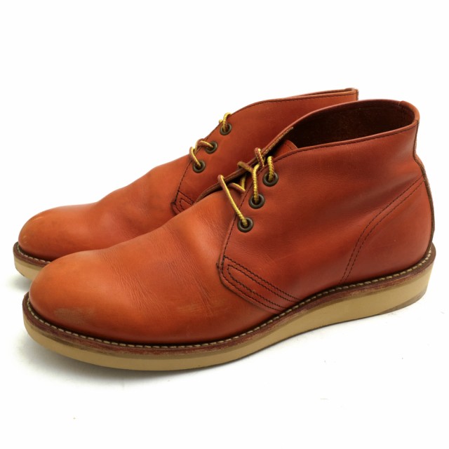 ○レッドウィング RED WING 天然皮革 オイルドレザー チャッカブーツ 8595 WORK CHUKKA ORO-RUSSET PORTAGE ワークチャッカ オロラ 