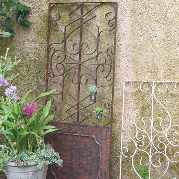 ガーデンフェンス シャビーフラットバーゲート ガーデニング用品 アンティーク加工 ガーデニング フェンス アイアン 立て掛け インテの通販はau Pay マーケット リビングート 商品ロットナンバー