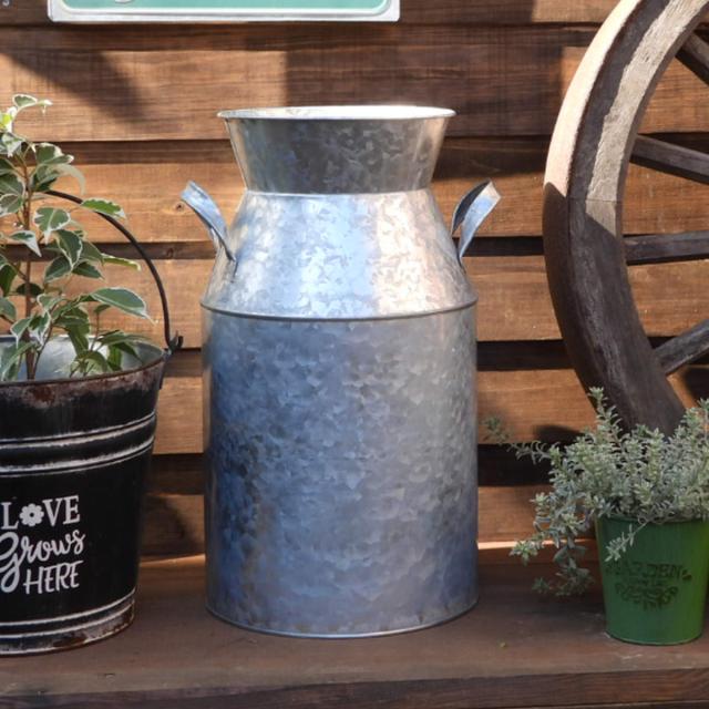 花瓶 プランター メタルミルクポット オーナメント フラワーベース ポット 園芸ポット ブリキポット インテリア ミルクポット ミルクの通販はau Pay マーケット お弁当グッズのカラフルbox 商品ロットナンバー