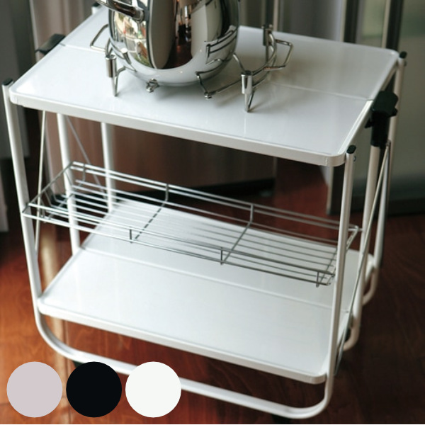 在庫限りッ アウトレット キッチンワゴン 折りたたみ キャスター付き Dulton ダルトン フォールディング トローリー 折りたたみワゴン 収納ワゴン 作業台 ラッ 売り尽くし価格 Viajesturisticosdelpacifico Com