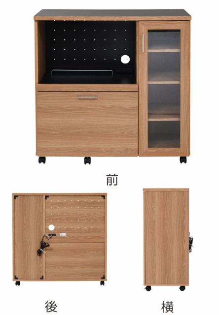 正規店即納 キッチンラック レンジボード レンジ台 食器棚 キッチン収納 キッの通販はau PAY マーケット - お弁当グッズのカラフルBOX| ストッカー 北欧風 家電収納 キャスター付 Keittio 幅90cm ( 送料無料 好評定番
