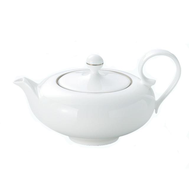 クリアランスバーゲン ティーポット 1l エチュードプラチナーレ ボーンチャイナ 日本製 ポット 紅茶ポット 急須 ティーサーバー ティーウェア 紅茶 おしゃれ 最安