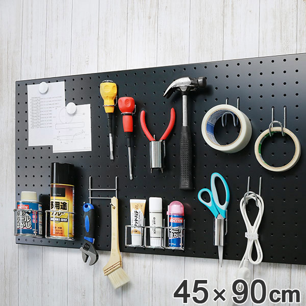 偉大な スチールパンチングボード 450 900 ブラック 有孔ボード スチール パンチングボード 壁面収納 壁 収納 壁掛け ペグボード パンチング Saleセール Centrodeladultomayor Com Uy