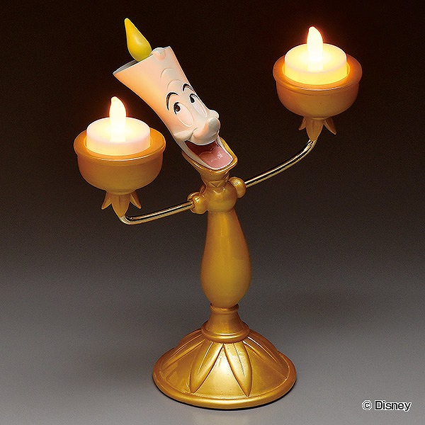 公式 ライト 電気 卓上 美女と野獣 ルミエール ディズニー ルームライト 照明 Led インテリアランプ Disney 電池式 ろうそく キャンドルラ 流行に Www Gvisalain Com