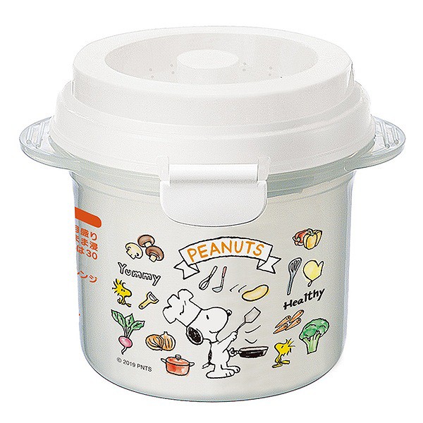 電子レンジ 調理用品 ご飯メーカー 炊飯 Snoopy やさい スヌーピー 電子レンジ炊飯器 炊飯鍋 一合炊き 電子レンジ調