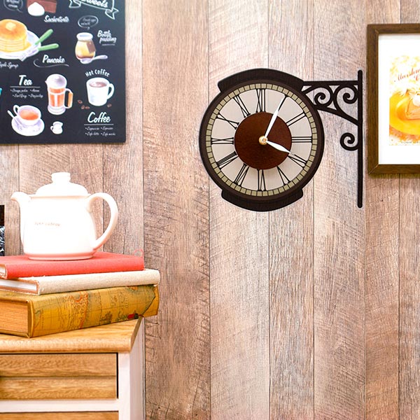 掛け時計 ウォールクロック ステッカー カフェ Street Clock 壁掛け時計 時計 インテリア シールクロック ウォールステッカー ウォーの通販はau Pay マーケット リビングート 商品ロットナンバー