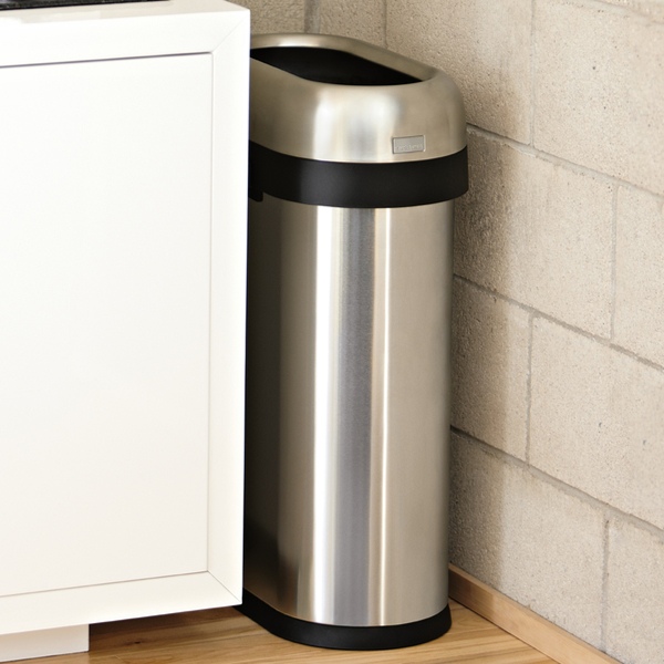 交換無料 ゴミ箱 50l 正規品 シンプルヒューマン Simplehuman スリムオープンカン 50 リットル ダストボックス キッチン 大容量 スリム シンプ 新発売の Www Nescon Es