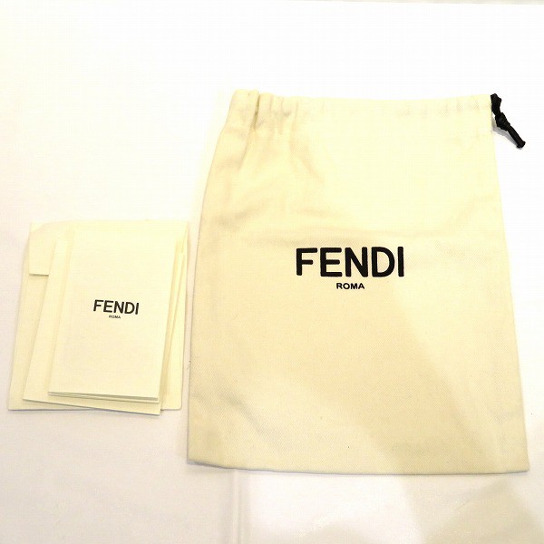 フェンディ Fendi モンスター チャーム キーホルダー ファー レザー