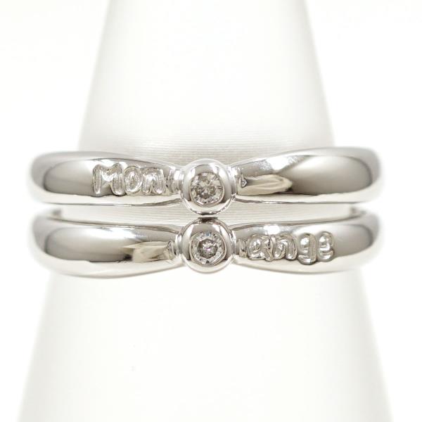 独特の上品 プラチナ Pt900 リング 中古ジュエリー 総重量約5g 0 04 ダイヤ 9 5号 指輪 リング Sutevalle Org