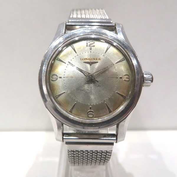 超歓迎 ロンジン ロンジン 手巻き 腕時計 時計 腕時計 メンズ メンズ 伸縮メッシュベルト 白浜町 3ebd8acd Unisulimport Com Br