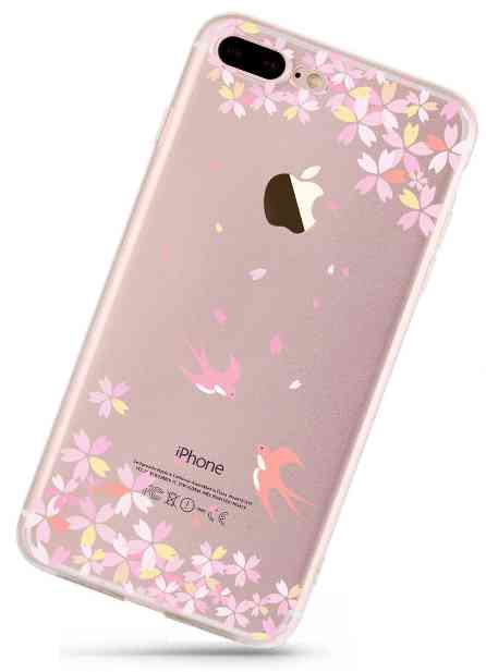 iPhone 6プラス iPhone 6sケース キラキラ おしゃれ 落下防止 衝撃吸収 -桜