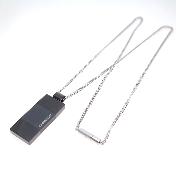 返品送料無料 カルバンクライン Calvin Klein ロゴプレート ネックレス メンズ Kj9lbp ブラック 最新コレックション Farmerscentre Com Ng