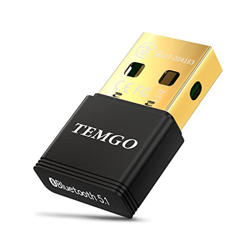 【Bluetooth5.1技術&通信距離20m】TEMGO Bluetooth アダプタ bluetooth usbアダプター 低遅延 小型 ドングル aptX対応 EDR/LE対応(省電力