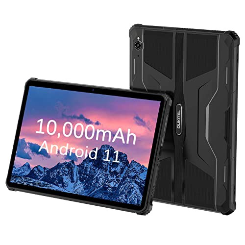 防水 タブレット10.1インチ OUKITEL RT1 Android11 タフネスタブレット防水防塵耐衝撃10000mAhの大容量バッテリー 64GB ROM 4GB RAM 1TB