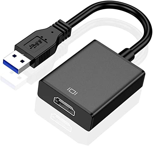 USB HDMI 変換アダプタ「2022年NEWモデル」令和4年改良 USB HDMI ケーブル USB3.0 HDMI 変換 アダプタ 5Gbps高速伝送 1080P対応 音声出力