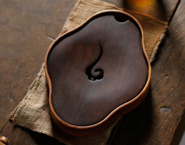 値引きする 茶盤 1人用 縁起の良い柄の型抜き 中央くぼみ付き 中国茶 和モダン風 竹製 雲形 人気が高い Farmerscentre Com Ng