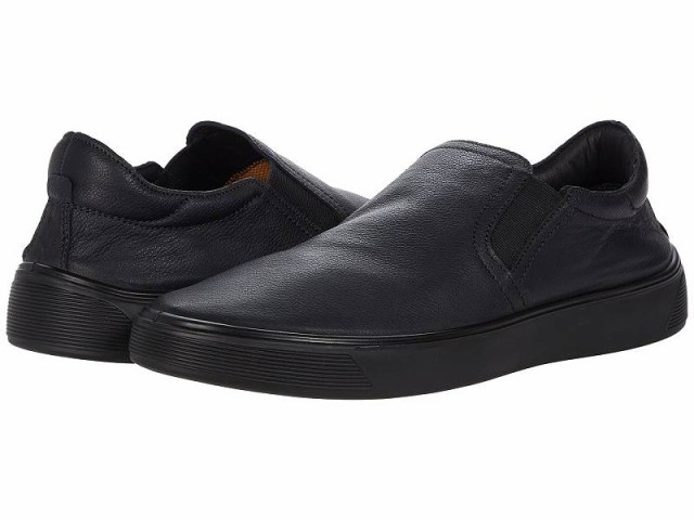 ECCO エコー メンズ 男性用 シューズ 靴 ローファー Street Tray Retro Slip-On Black Cow Leather【送料無料】