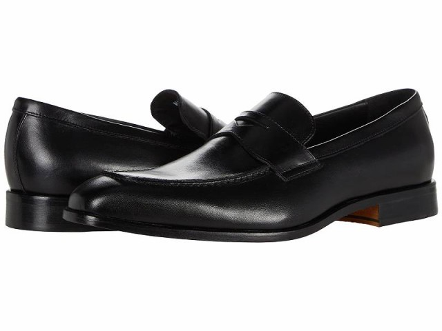 Massimo Matteo マッシオマッテオ メンズ 男性用 シューズ 靴 ローファー Ponte Vecchio Penny Loafer Black【送料無料】