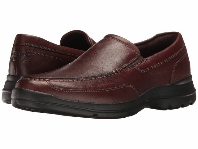 Rockport ロックポート メンズ 男性用 シューズ 靴 ローファー Junction Point Slip-On Chocolate【送料無料】