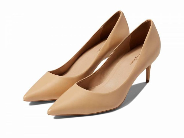 Massimo Matteo マッシオマッテオ レディース 女性用 シューズ 靴 ヒール Celeste Mid Heel Pump Nude Leather【送料無料】