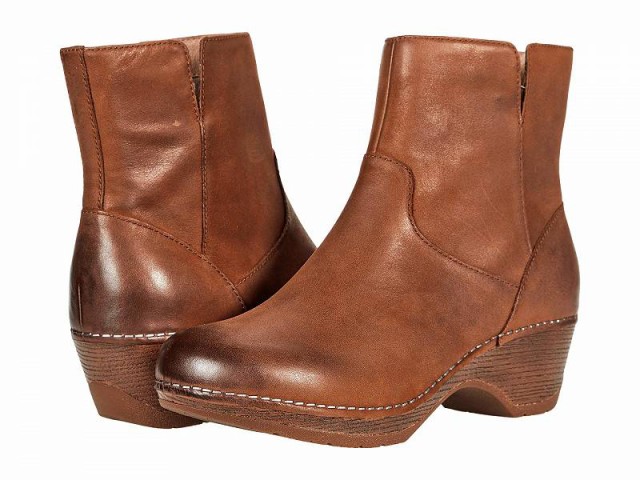 Dansko ダンスコ レディース 女性用 シューズ 靴 ブーツ アンクル ショートブーツ Meghan Saddle Burnished Calf【送料無料】